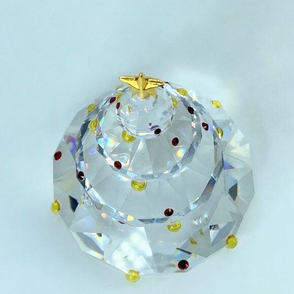 Swarovski Christmas Tree #7475-606 in box, mint S176 - Picture 5 of 6